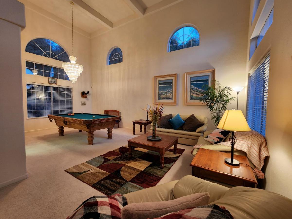 Mountain Majesty With Hot Tub, Pool Table, Generator, Ev Hookup Villa Oakhurst Bagian luar foto